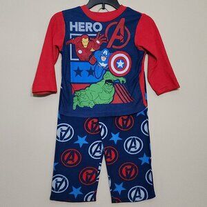 Marvel Avengers Soft Pajamas Size XS 4T